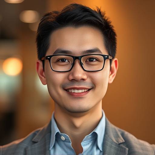 Portrait of Marcus Chen, Chief Technology Officer at GourmetGo